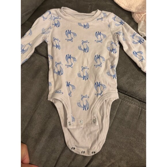 Bundle Of 10 Baby Girl Clothes Carters Bodysuits Sweaters Dresses Sizes 12M - Picture 2 of 8